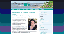 Desktop Screenshot of courageouslifechanges.com
